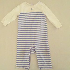 Janie and Jack baby boys sailor one piece